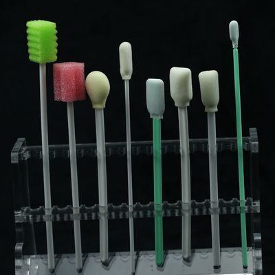 Sanitary 12.5cm Disposable Oral Care Sponge Swabs Untuk Perawatan Gigi